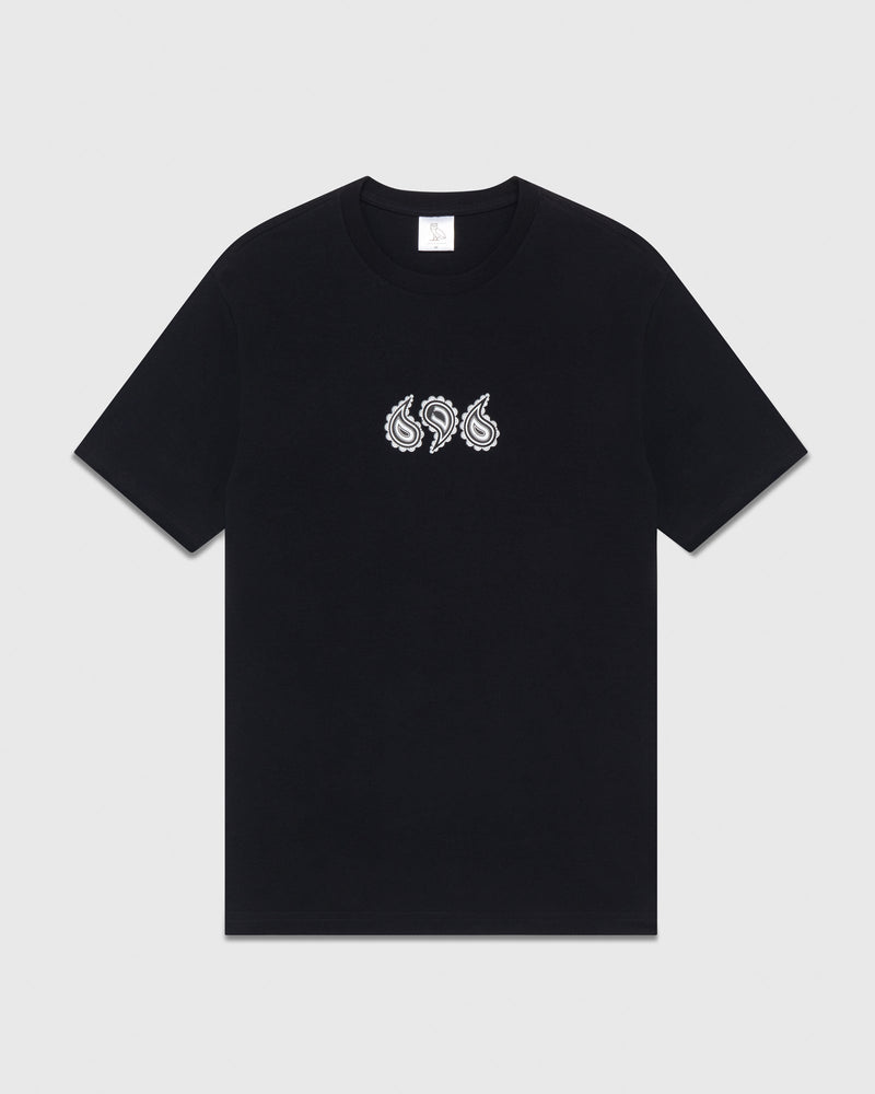 Paisley T-Shirt - Black