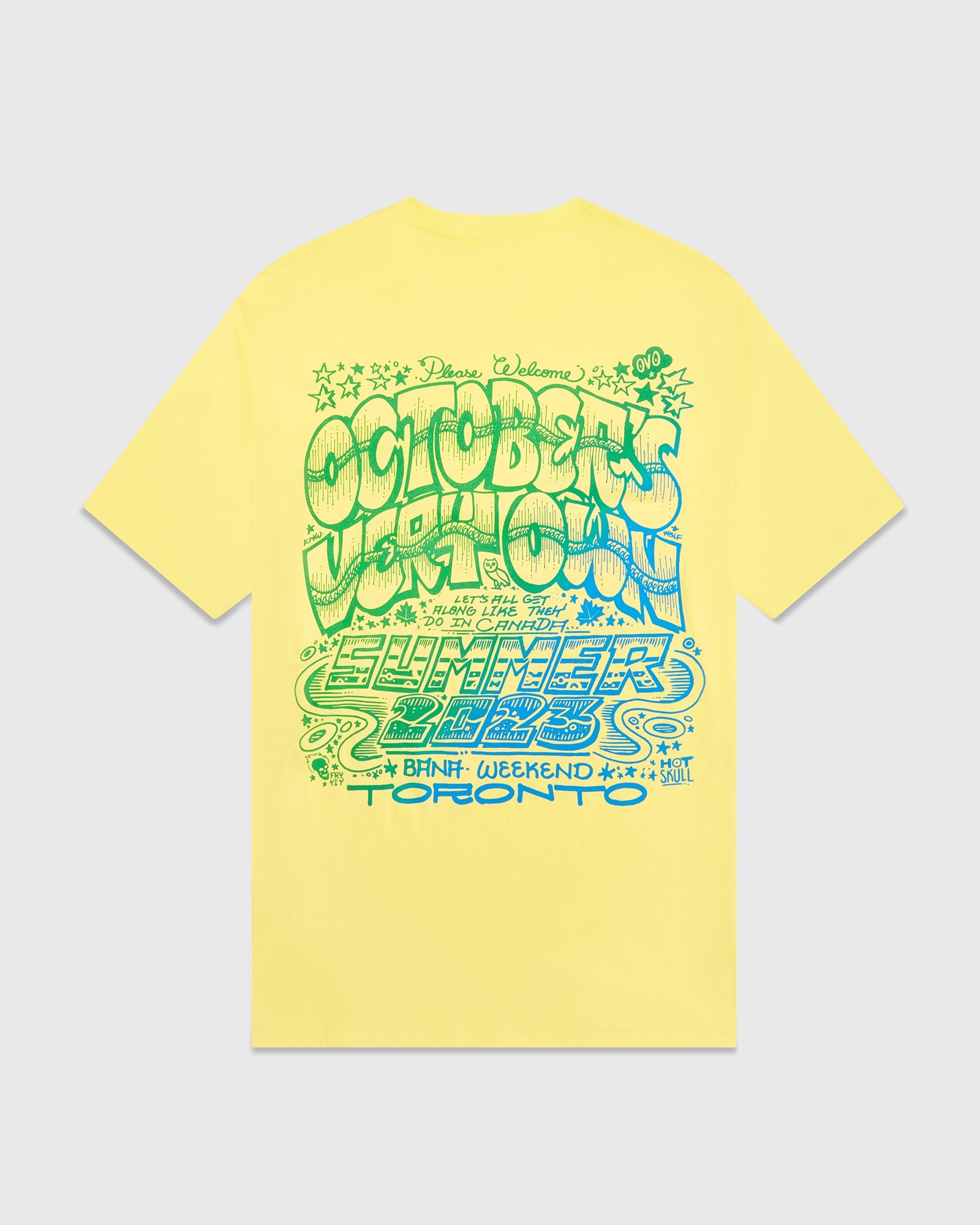 Caribana 2023 T-Shirt - Yellow IMAGE #2
