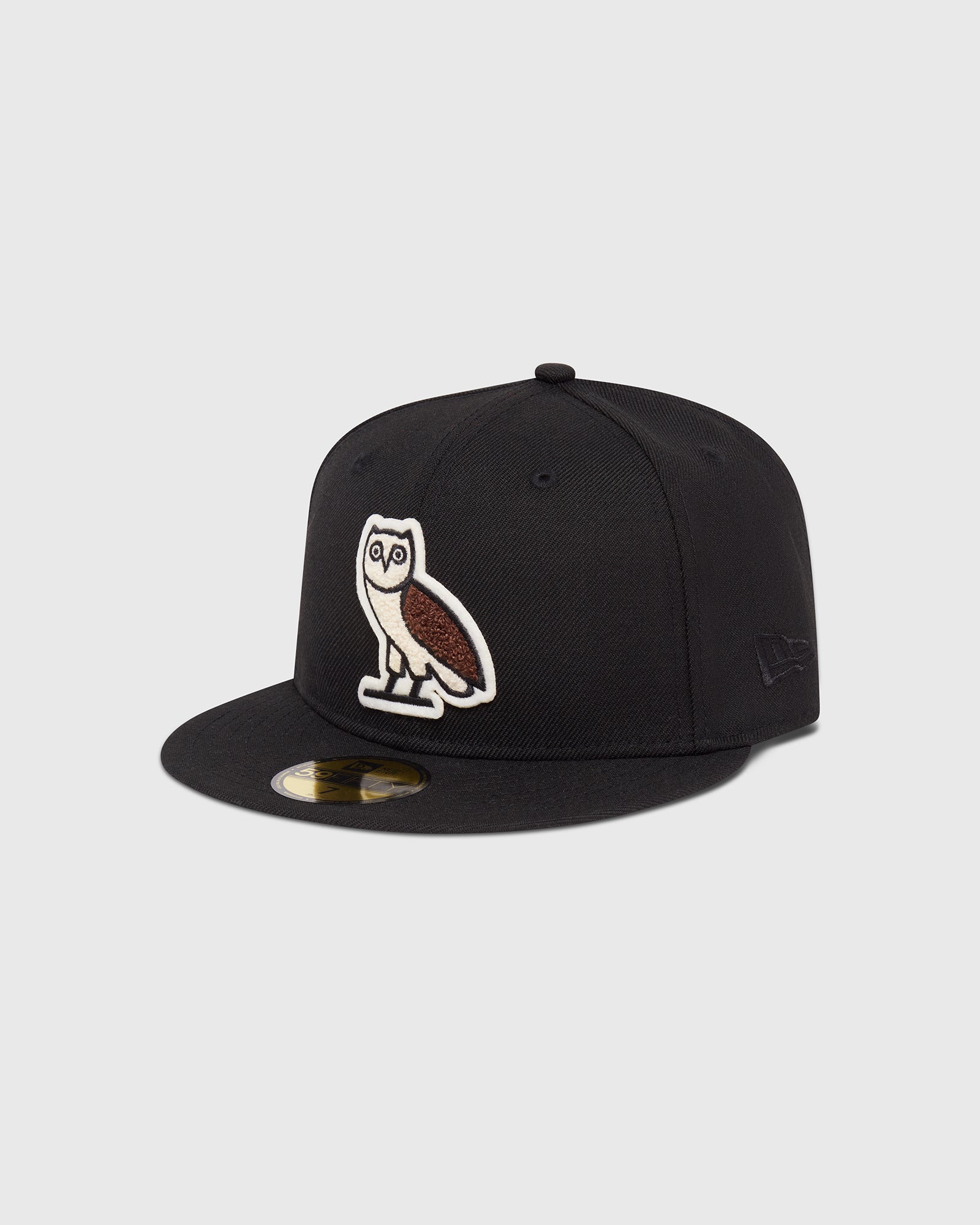 New Era Chenille Fitted Cap - Black IMAGE #5
