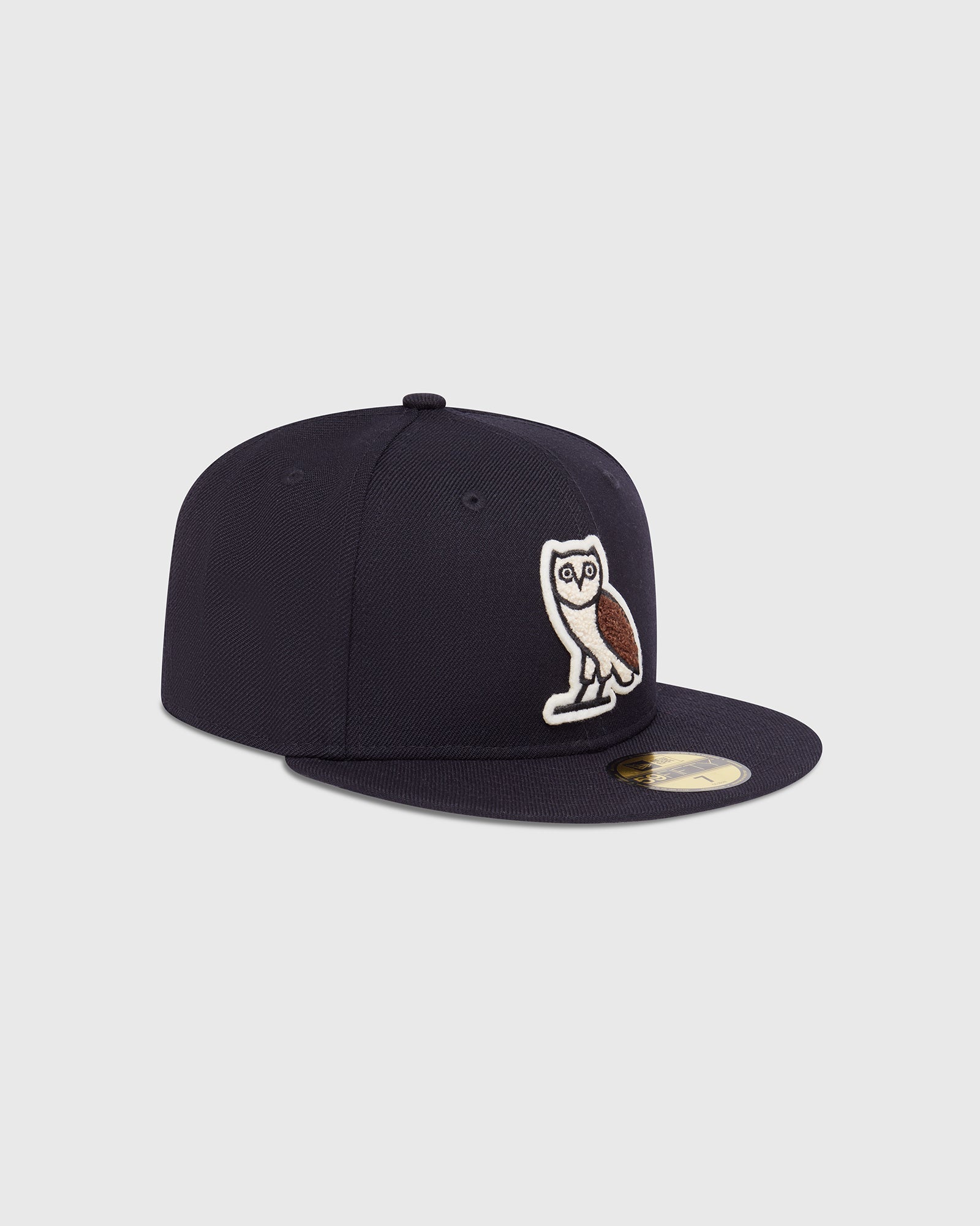 New Era Chenille Fitted Cap - Navy IMAGE #2
