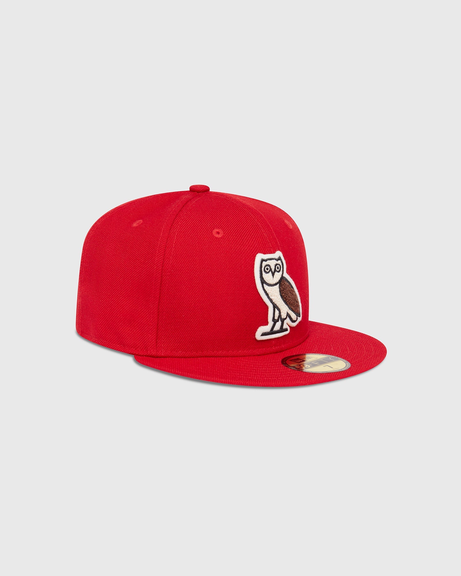 New Era Chenille Fitted Cap - Red IMAGE #2
