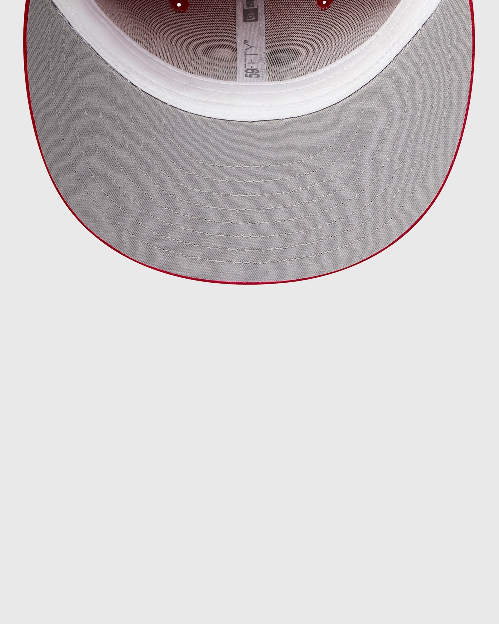 New Era Chenille Fitted Cap - Red IMAGE #6