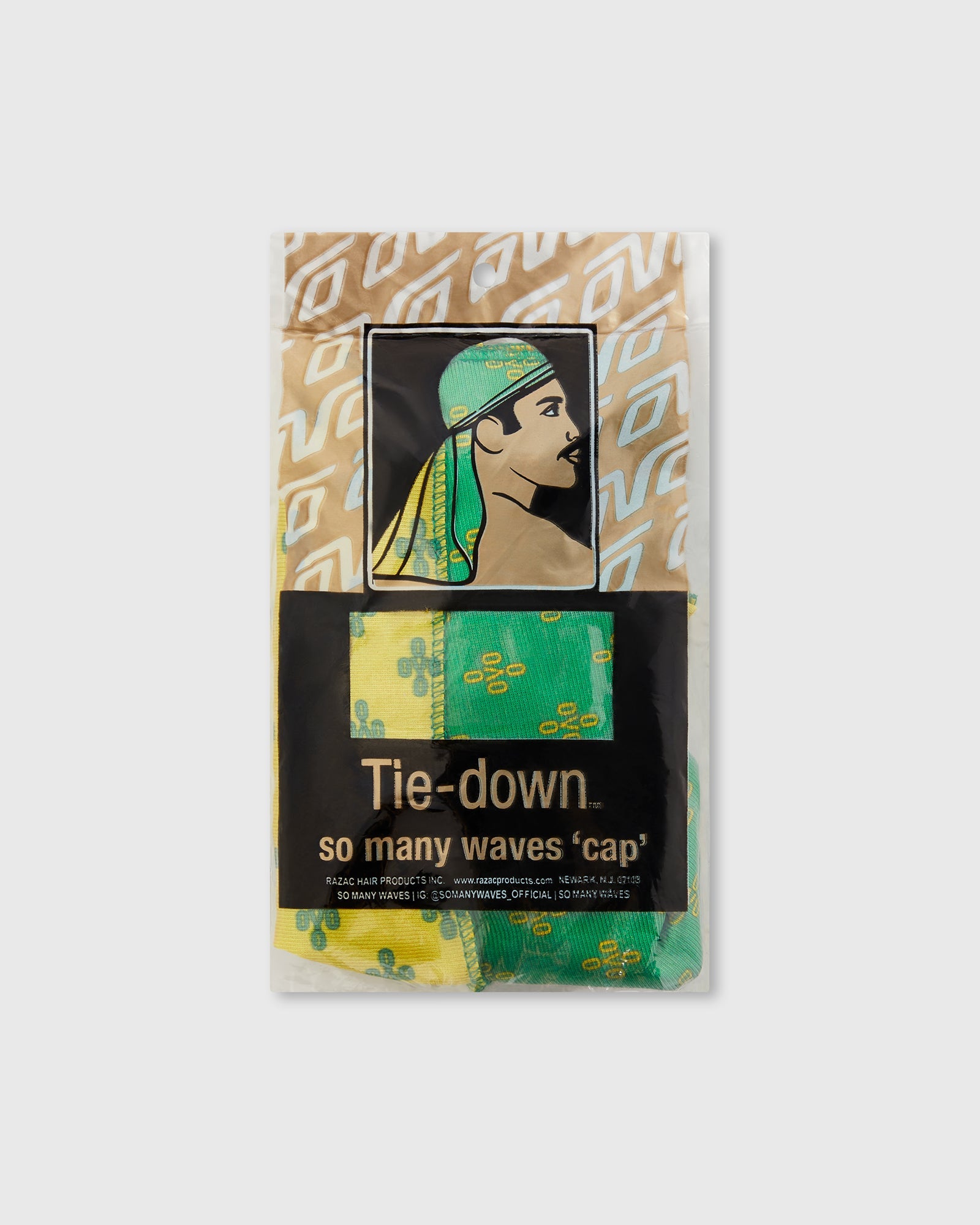 So Many Waves Durag - Green/Yellow IMAGE #6