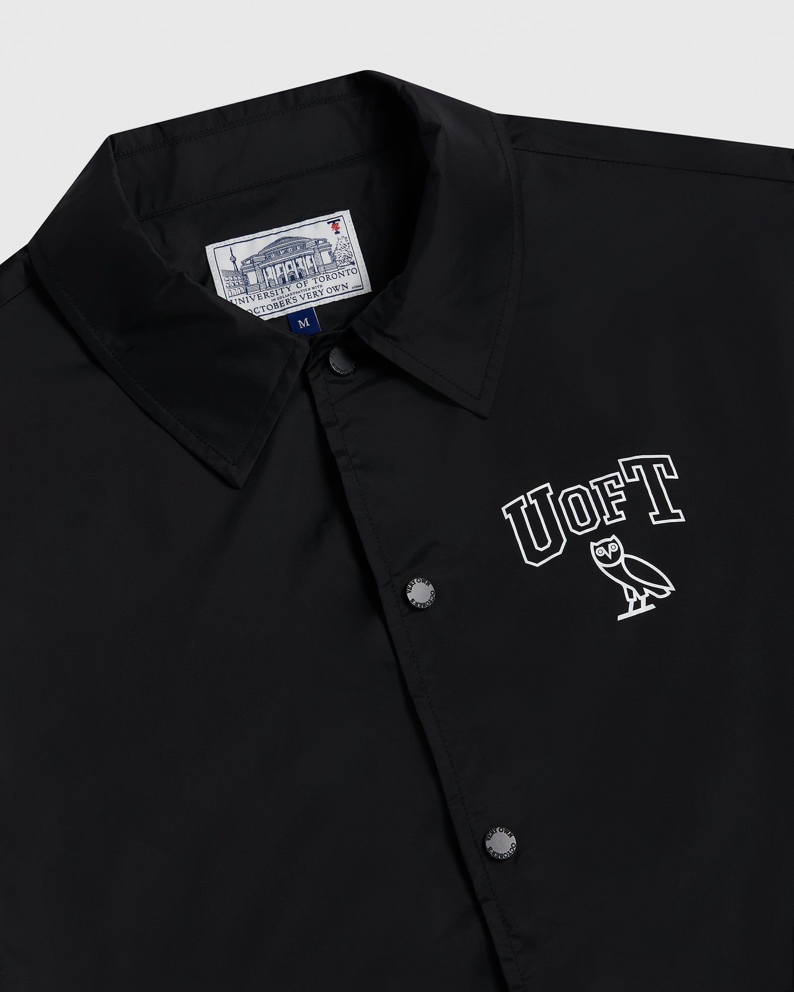 U Of T Coaches Jacket - Black IMAGE #3