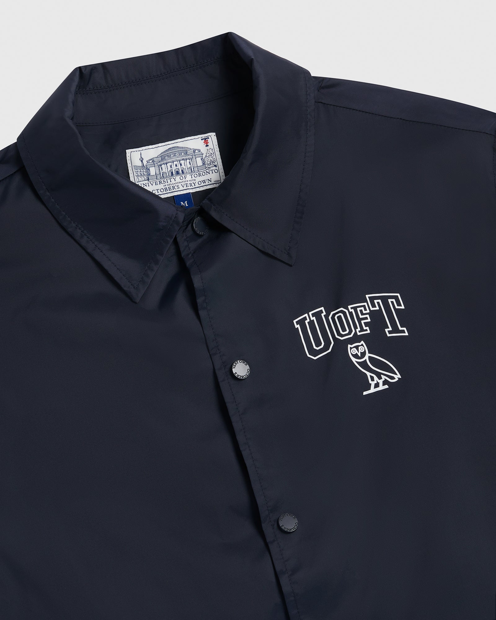 U Of T Coaches Jacket - Navy IMAGE #4