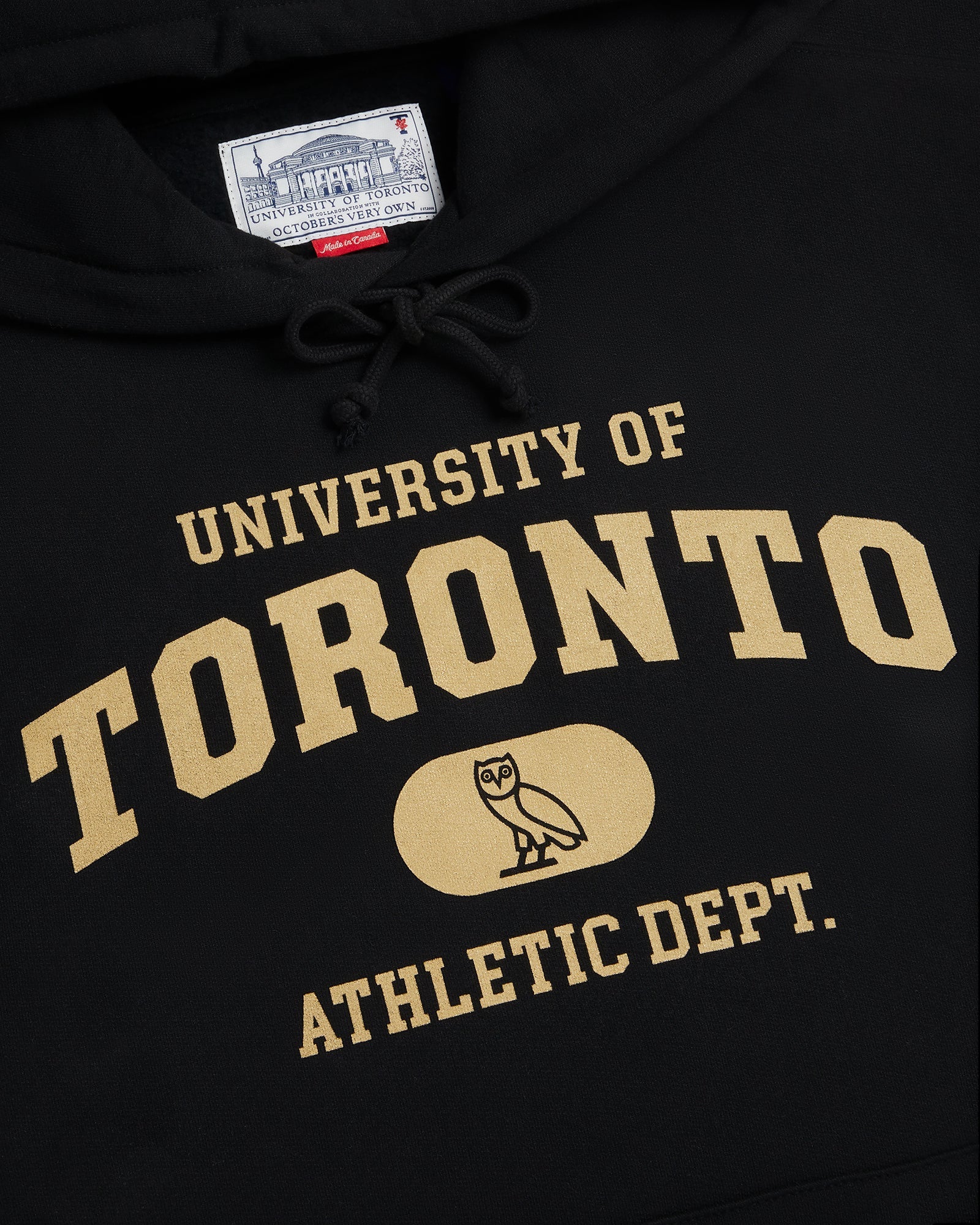 U Of T Athletics Hoodie - Black IMAGE #3