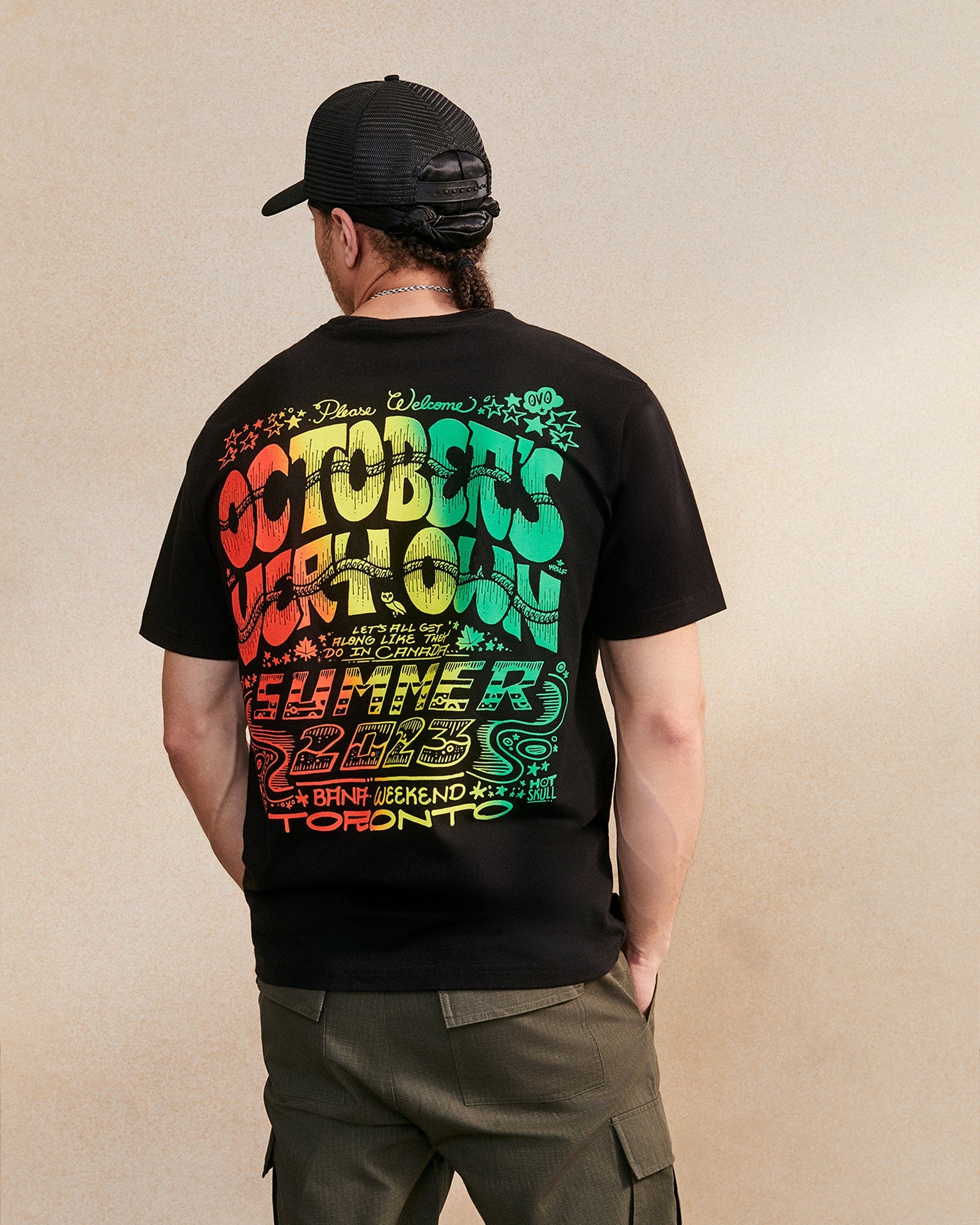 Caribana 2023 T-Shirt - Black IMAGE #2