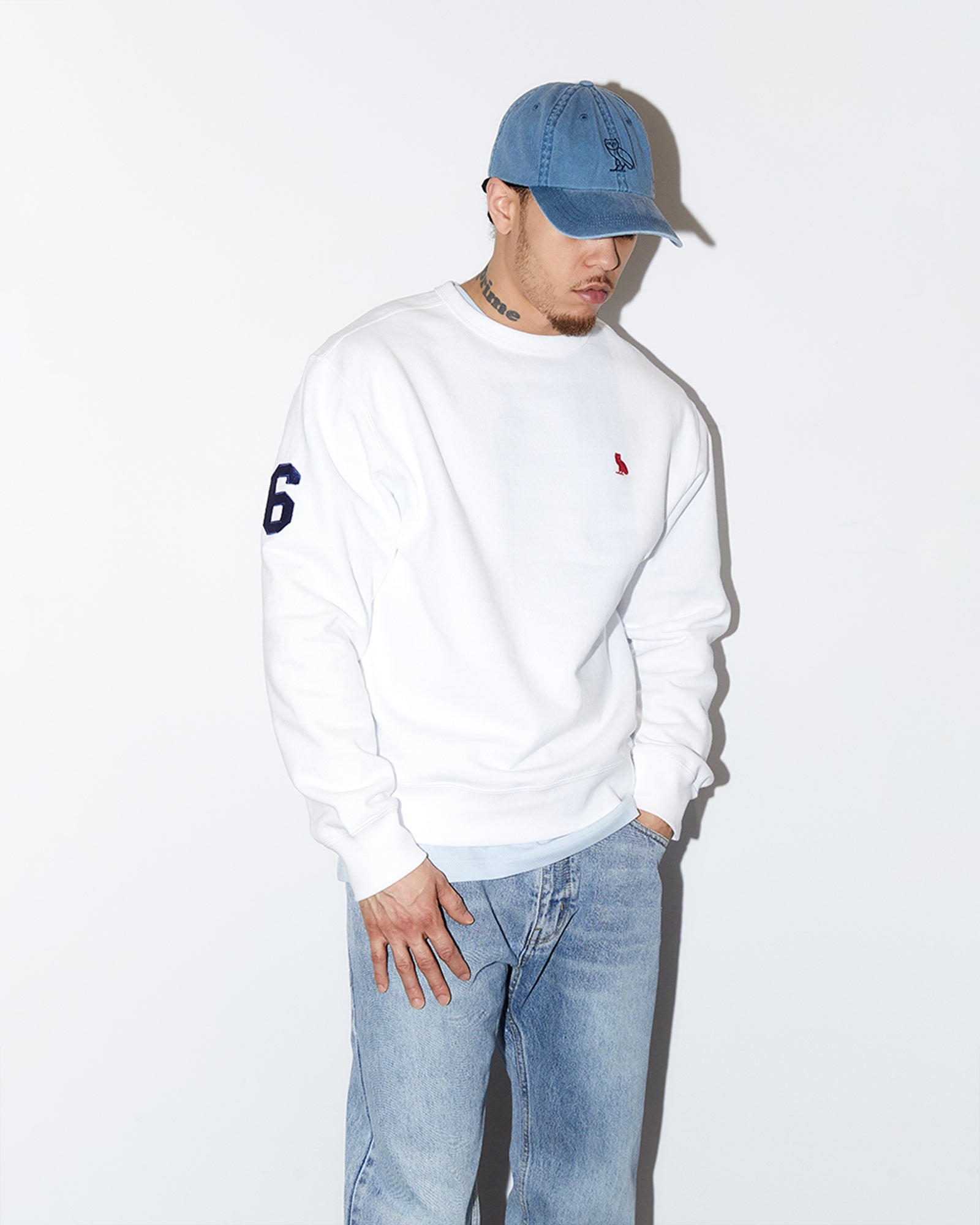 Team Crewneck - White IMAGE #2