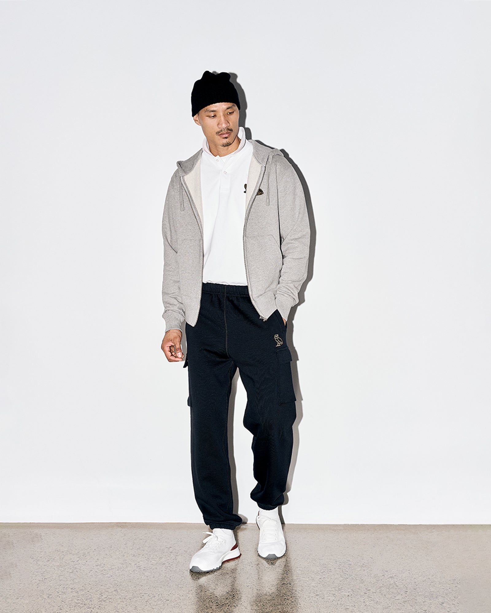 Fleece Cargo Pants - Black IMAGE #2