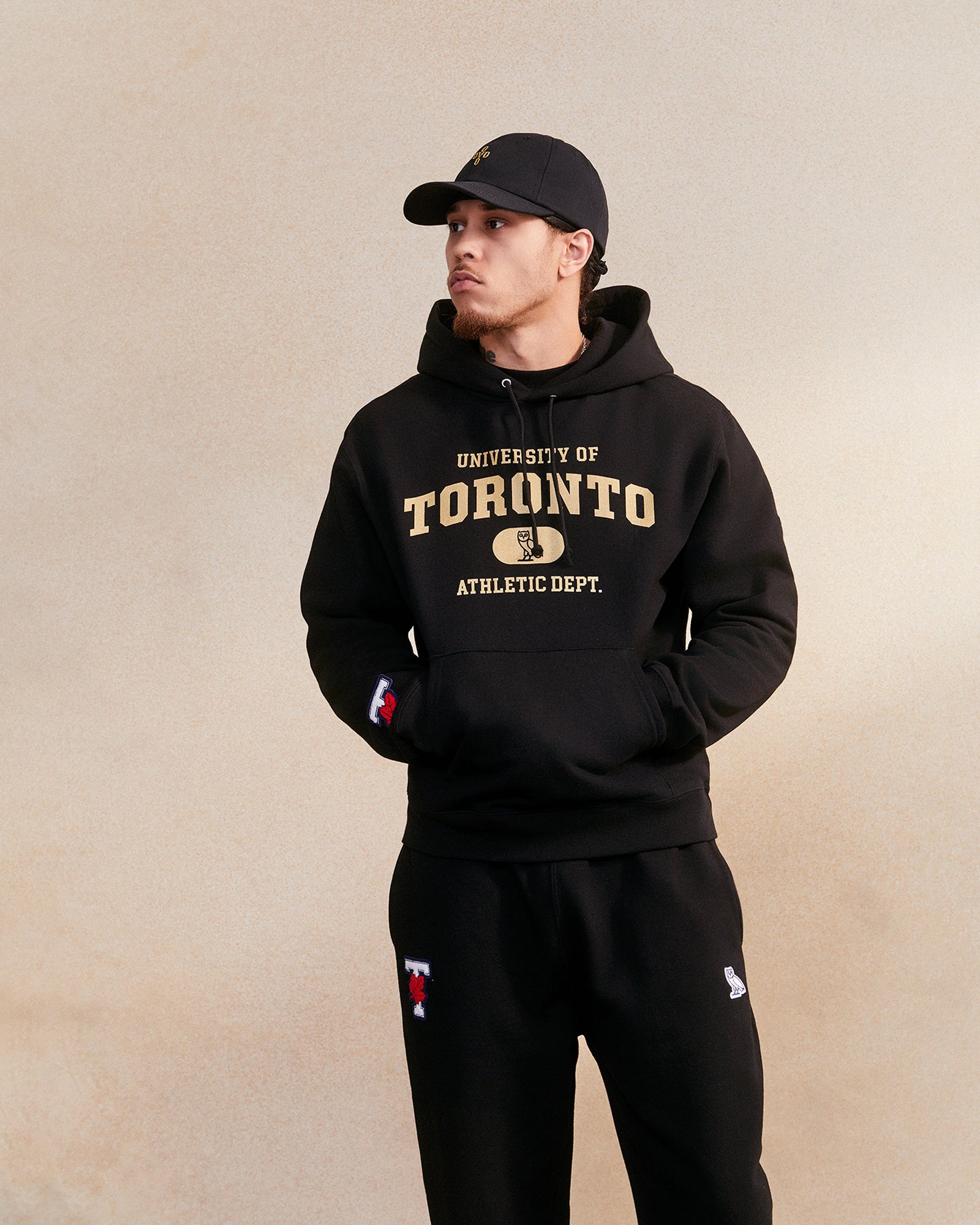 U Of T Athletics Hoodie - Black IMAGE #2