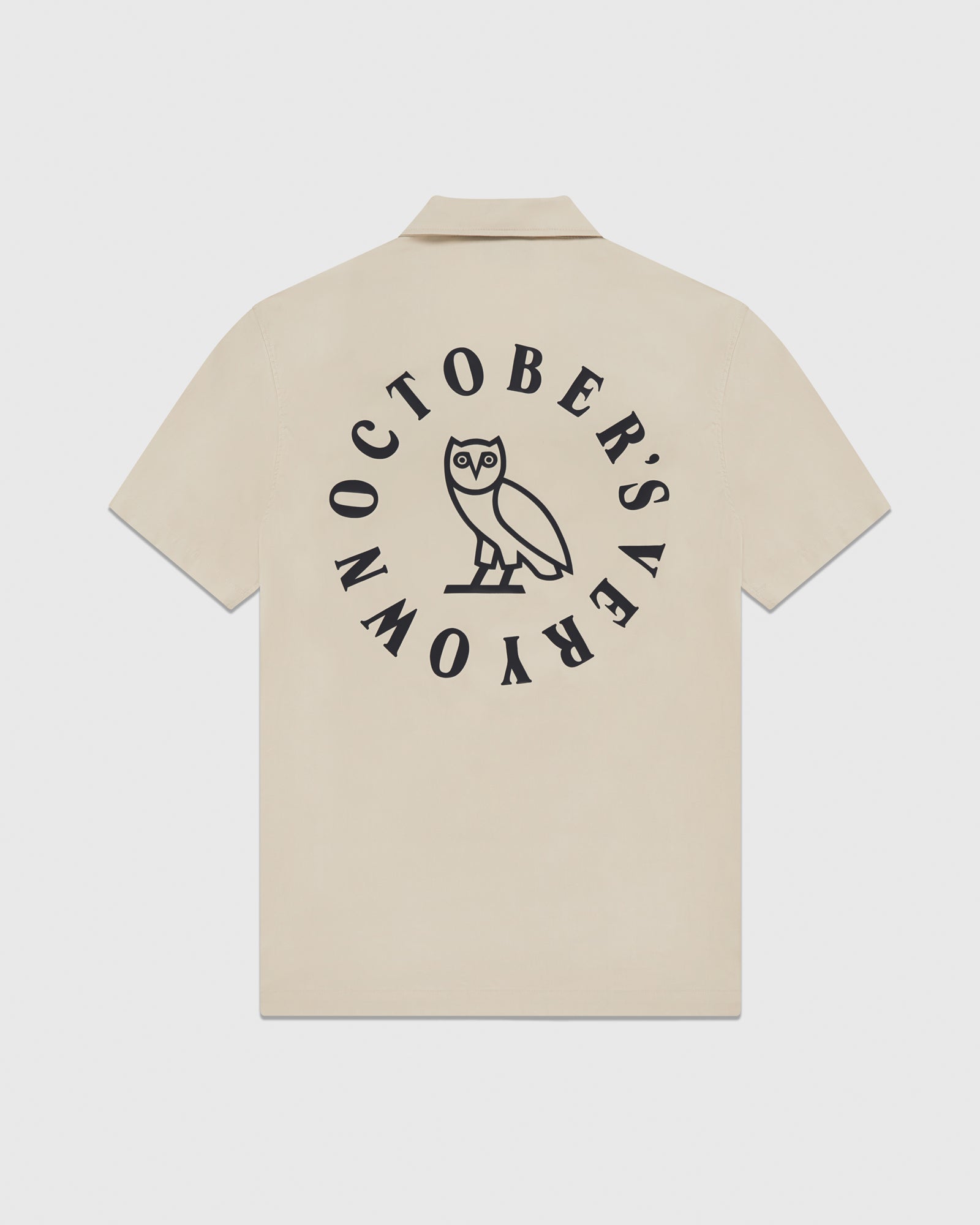 Circle Wordmark Camp Shirt - Sand IMAGE #4